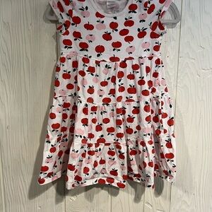 Hanna Andersson Apple Tiered Dress Short Sleeves